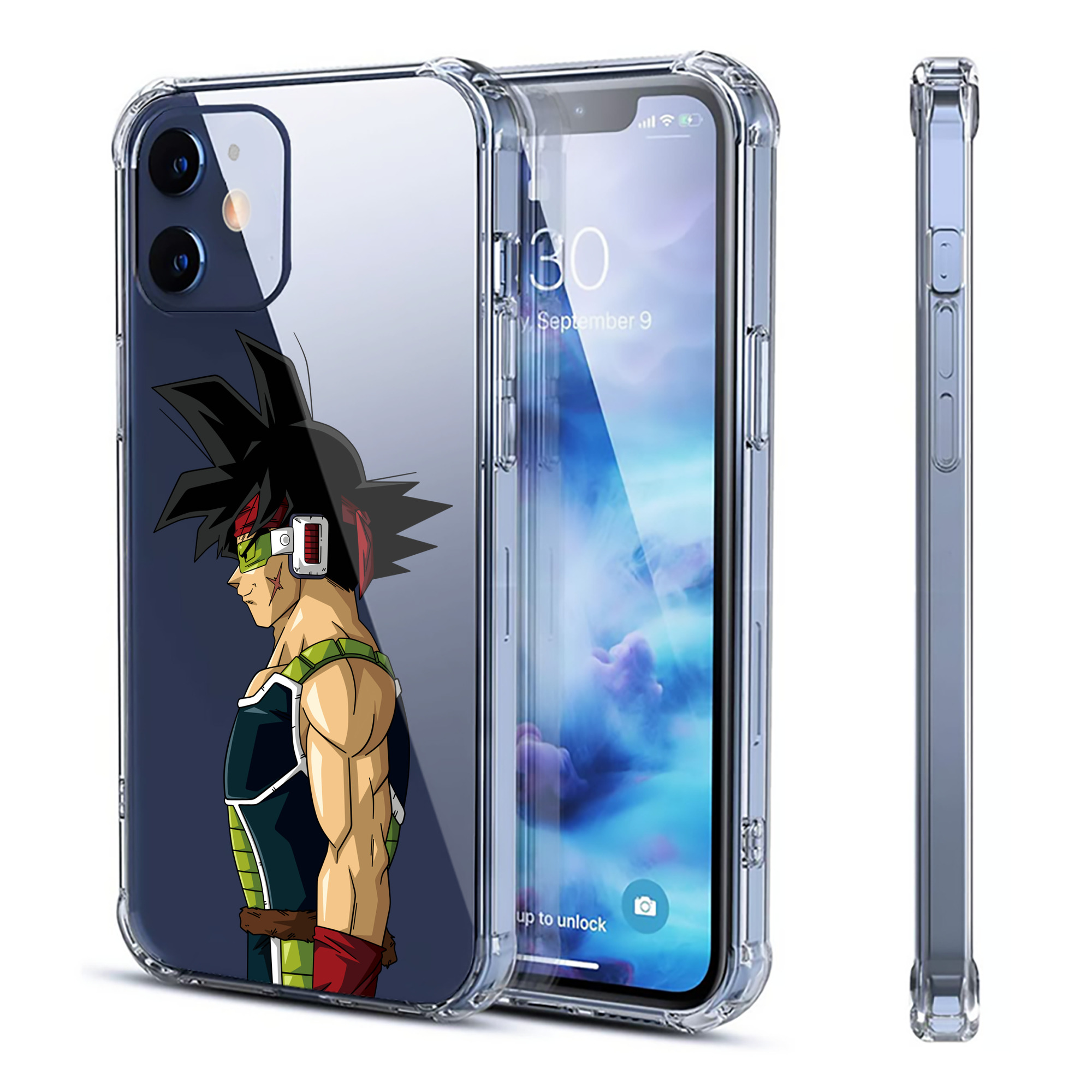 （画像用） ドラゴンボール バーダック DRAGON BALL Burdock 【iPhone 12シリーズ対応】透明スマホケース（クリアソフトケース）